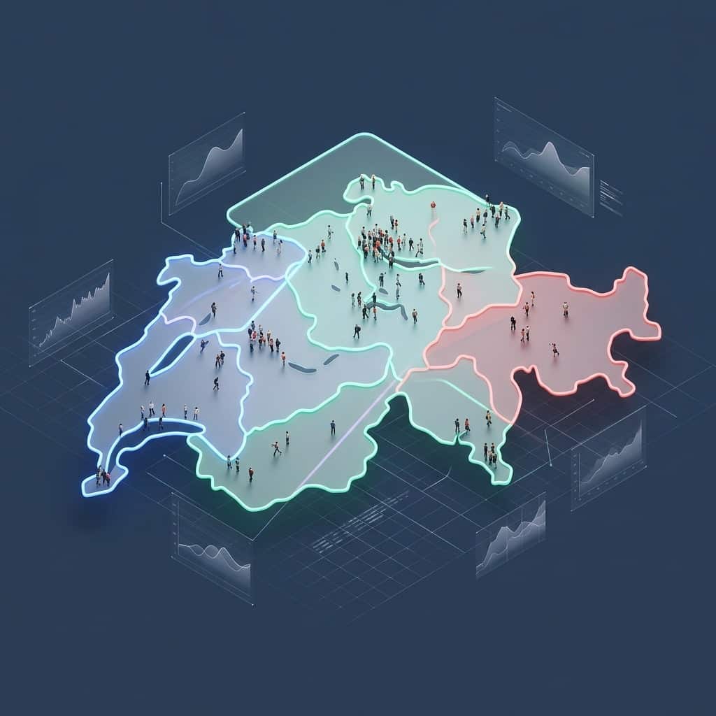 Schweizer Stadt- oder Alpenlandschaft als Titelbild