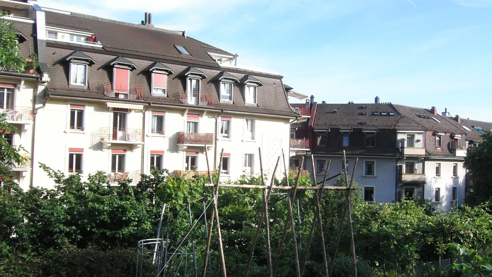 Apartment buildings on Avenue Beauregard in Lausanne