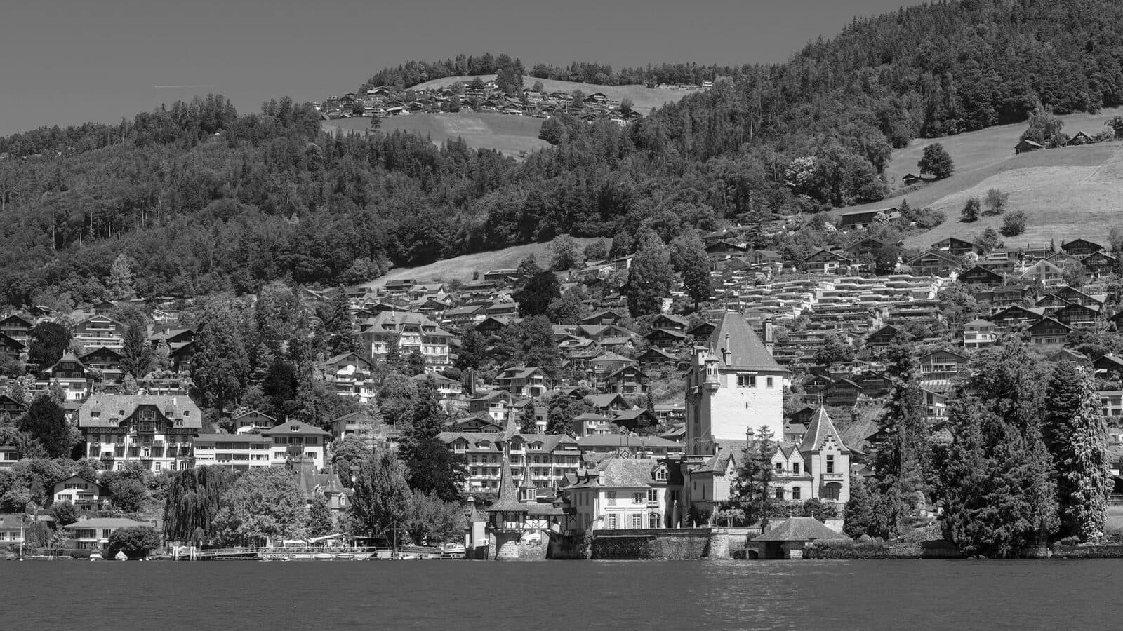 Swiss city or alpine landscape used as the cover image